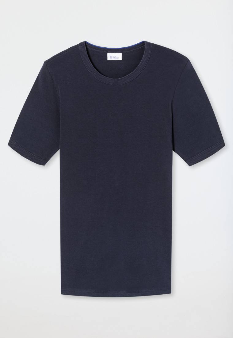 Schiesser Shirt kurzarm dunkelblau - Revival Ludwig im Angebot