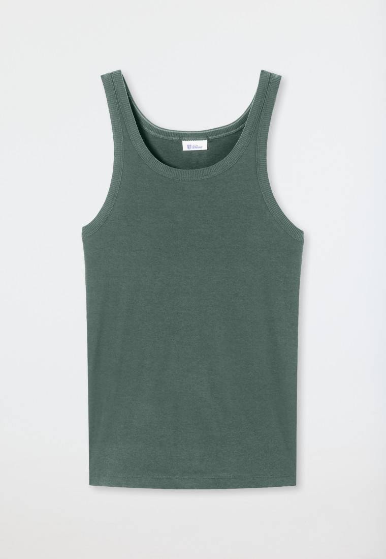 Schiesser Tank Top grün - Revival Ludwig Fabrikverkauf
