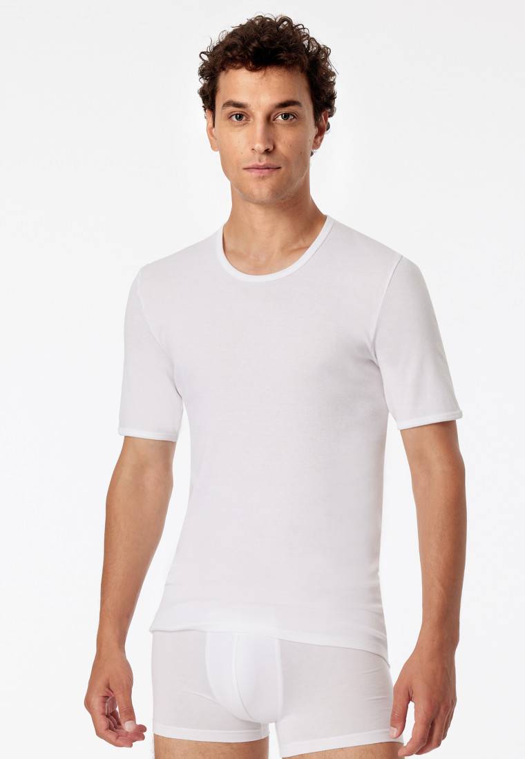 Schiesser Shirt kurzarm Feinripp weiß - Original Classics Meist gekauft