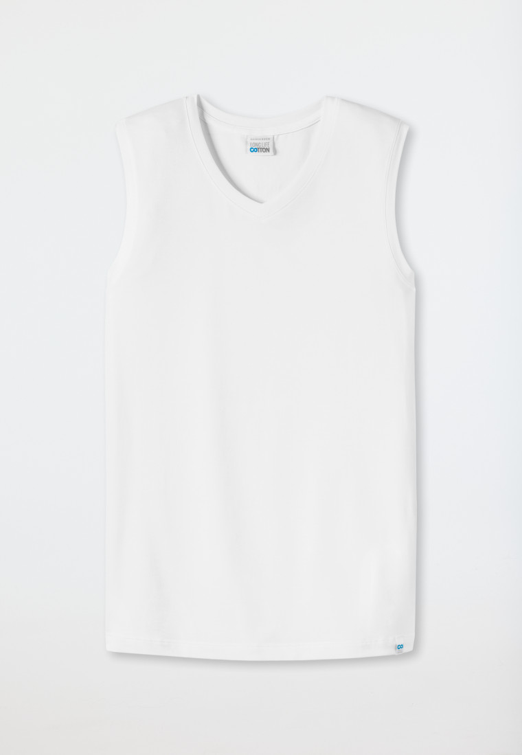 Schiesser Tank Top weiß - Long Life Cotton Kostenloser Versand