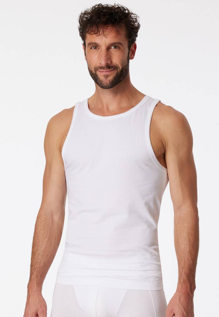Schiesser Unterhemden 2er-Pack Organic Cotton weiß – 95/5 Saisonschlussverkauf