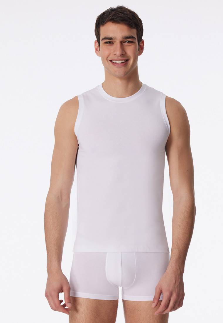 Schiesser Tank Top modische Schnittform weiß - Long Life Soft Bestseller