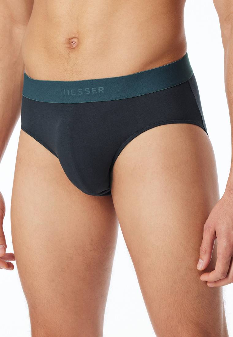 Schiesser Rio-Slips 3er-Pack Organic Cotton Webgummibund mehrfarbig - 95/5 Riesige Ersparnisse