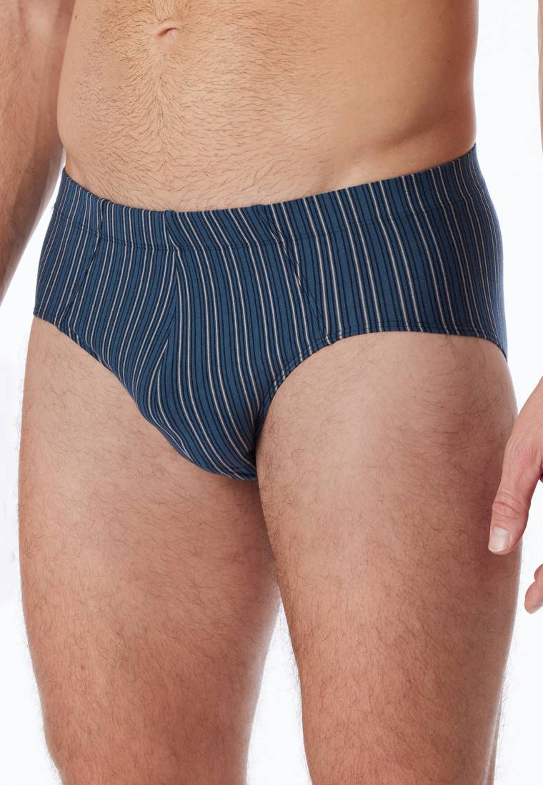 Schiesser Supermini 3er-Pack Organic Cotton uni/geringelt mehrfarbig - 95/5 Kostenlose Rückgabe