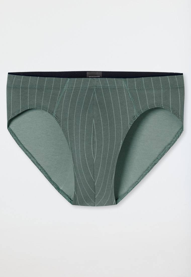 Schiesser Supermini Organic Cotton gemustert linde - 95/5 Nur für heute