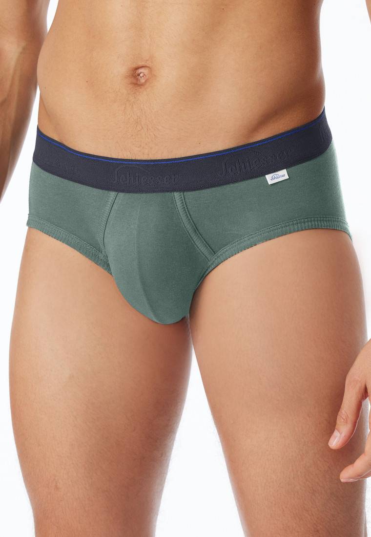 Schiesser Sportslip grün - Revival Ludwig Sonderangebot der Fabrik