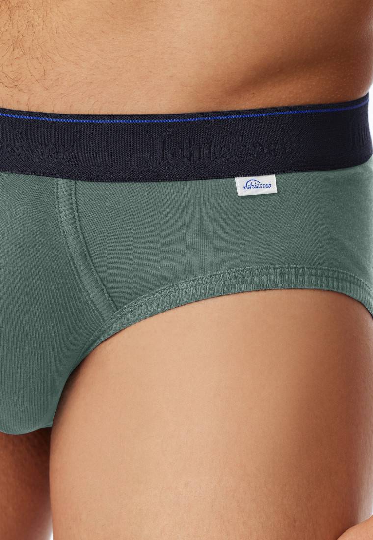 Schiesser Sportslip grün - Revival Ludwig Sonderangebot der Fabrik