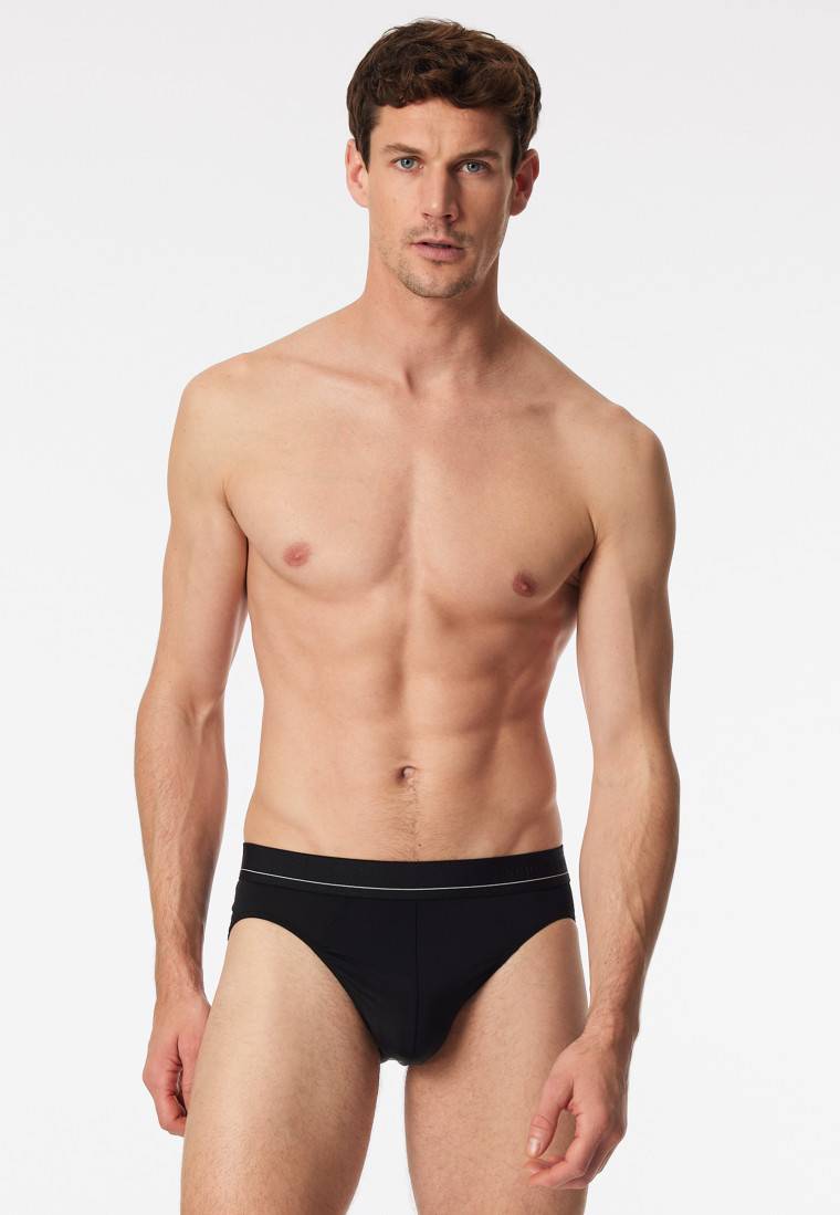 Schiesser Rio-Slip schwarz - Pure Micro Vierteljährliche Förderung