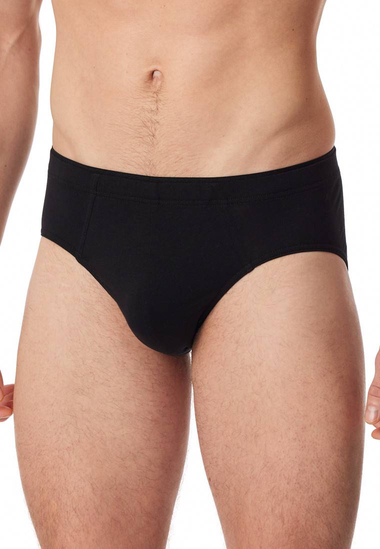Schiesser Minislip schwarz - Premium Cotton 50% Rabatt mit kostenlosem Versand