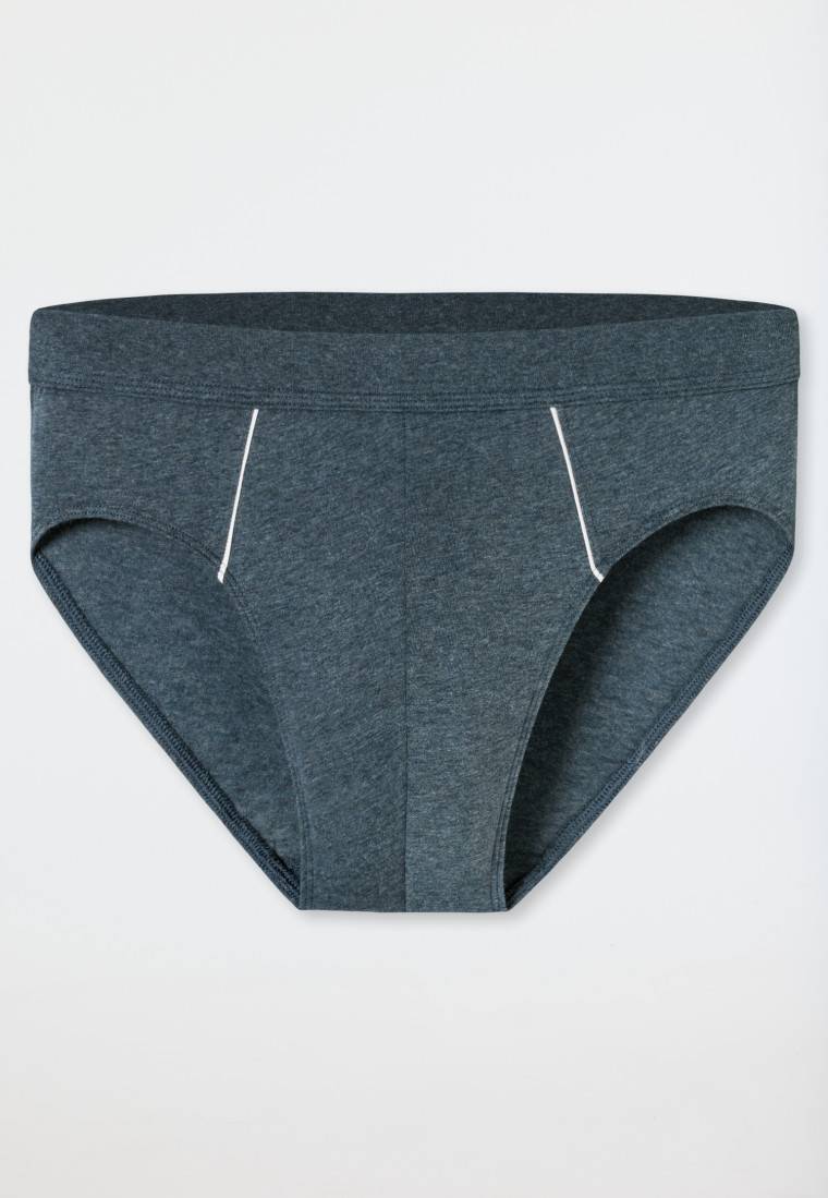 Schiesser Minislip blau-meliert - Comfort Fit Fabrikladen