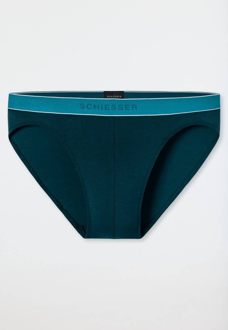 Schiesser Rio-Slip Modal gestreift petrol - Duality Function Black Friday Preise