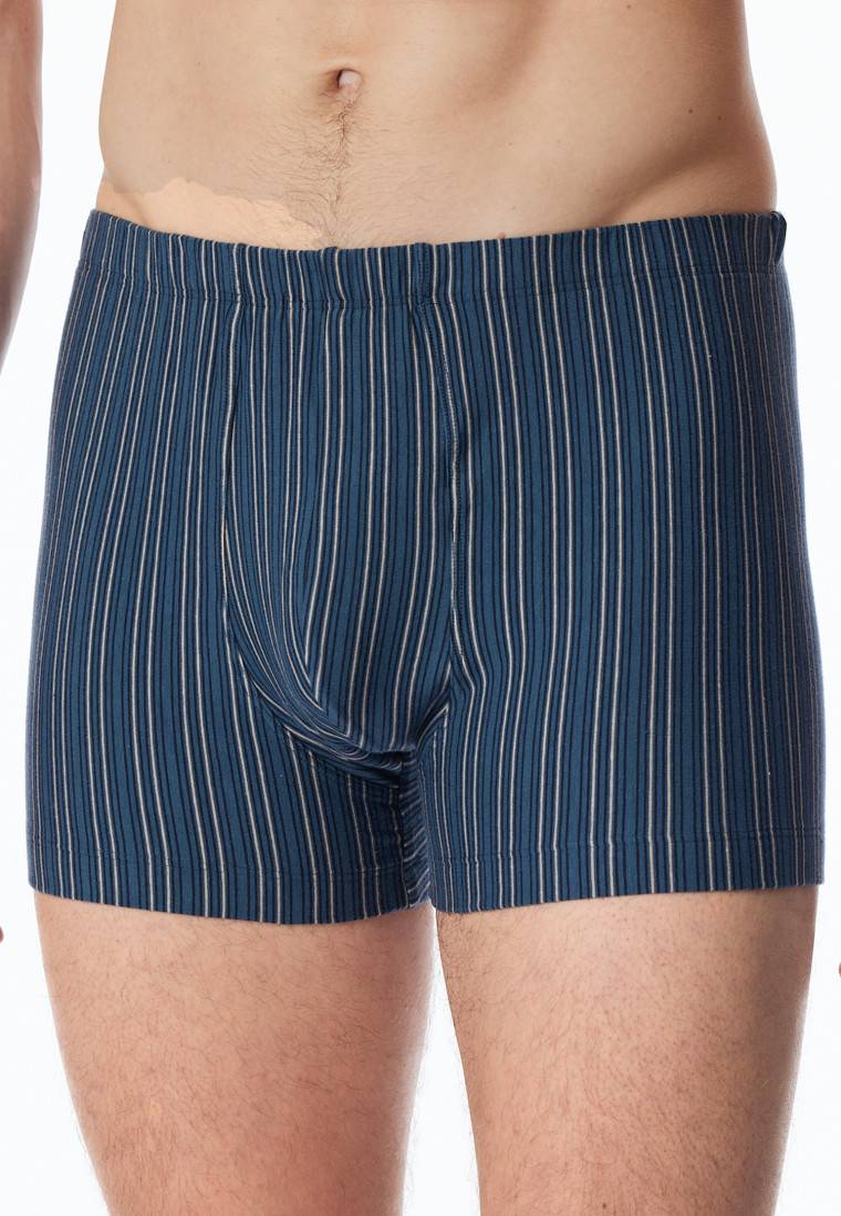 Schiesser Shorts 3er-Pack Organic Cotton uni/geringelt mehrfarbig - 95/5 Fabrik Onlineshop