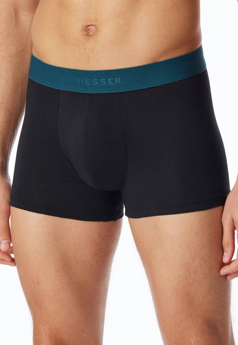 Schiesser Shorts 3er-Pack Organic Cotton Webgummibund mehrfarbig - 95/5 Fabrikpreis