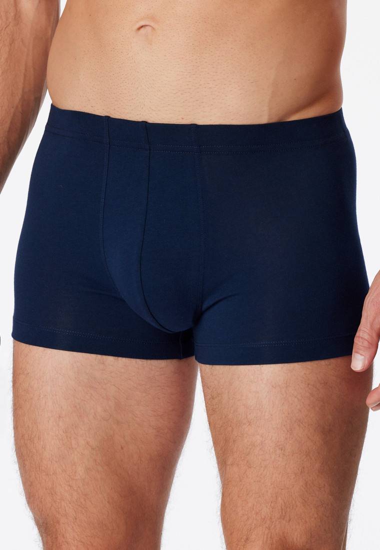 Schiesser Shorts 3er-Pack Organic Cotton dunkelblau - 95/5 Sonderangebot