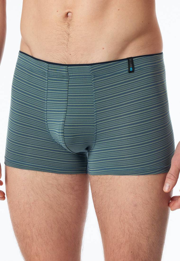 Schiesser Shorts Modal Streifen linde - Long Life Soft Großer Ausverkauf