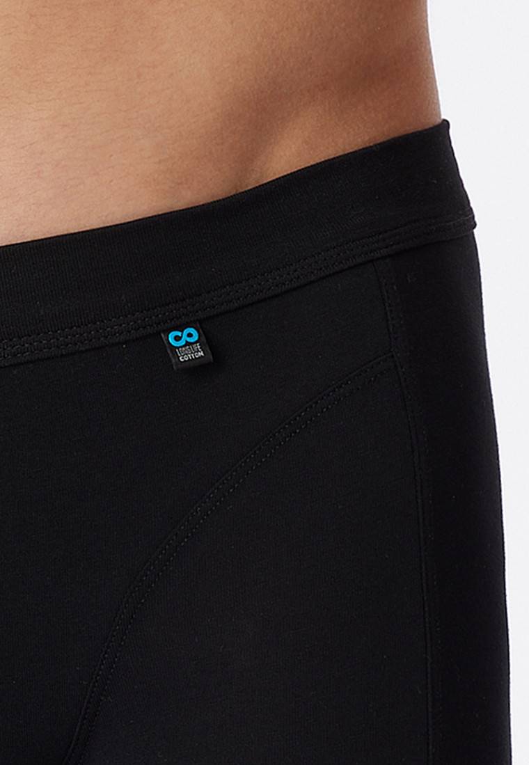 Schiesser Shorts schwarz - Long Life Cotton Exklusivangebot