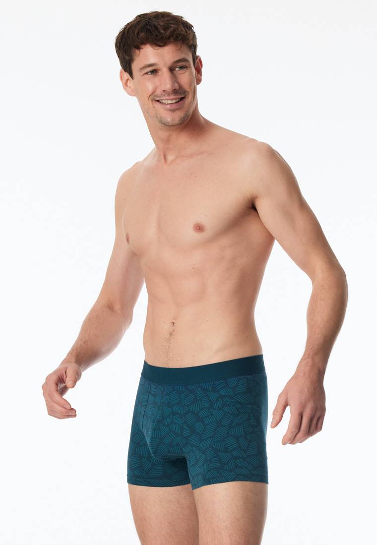 Schiesser Shorts 3er-Pack Organic Cotton Webgummibund uni/gemustert mehrfarbig - 95/5 Osterangebot