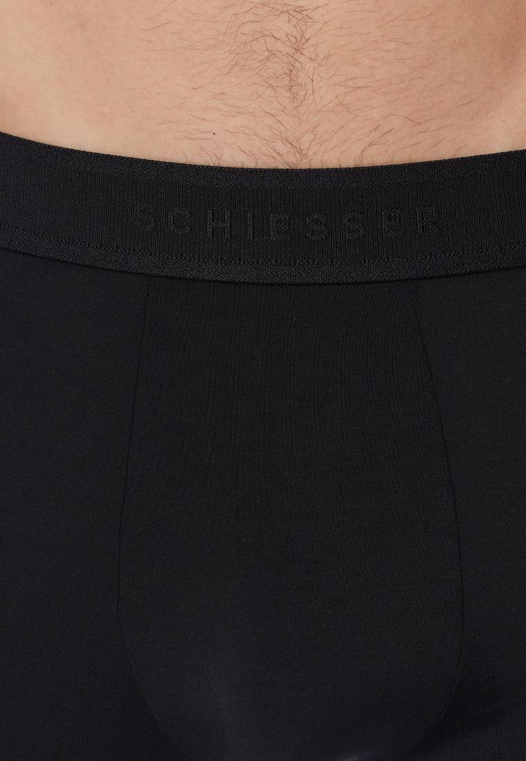 Schiesser Shorts schwarz - Premium Modal Neuheiten