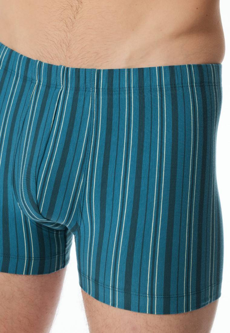 Schiesser Shorts blaugrün gestreift - 95/5 Kauf eins, bekomm eins gratis