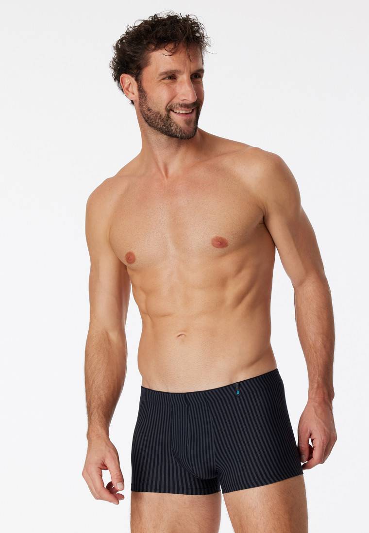 Schiesser Shorts blauschwarz gestreift - Long Life Soft Tägliche Deals