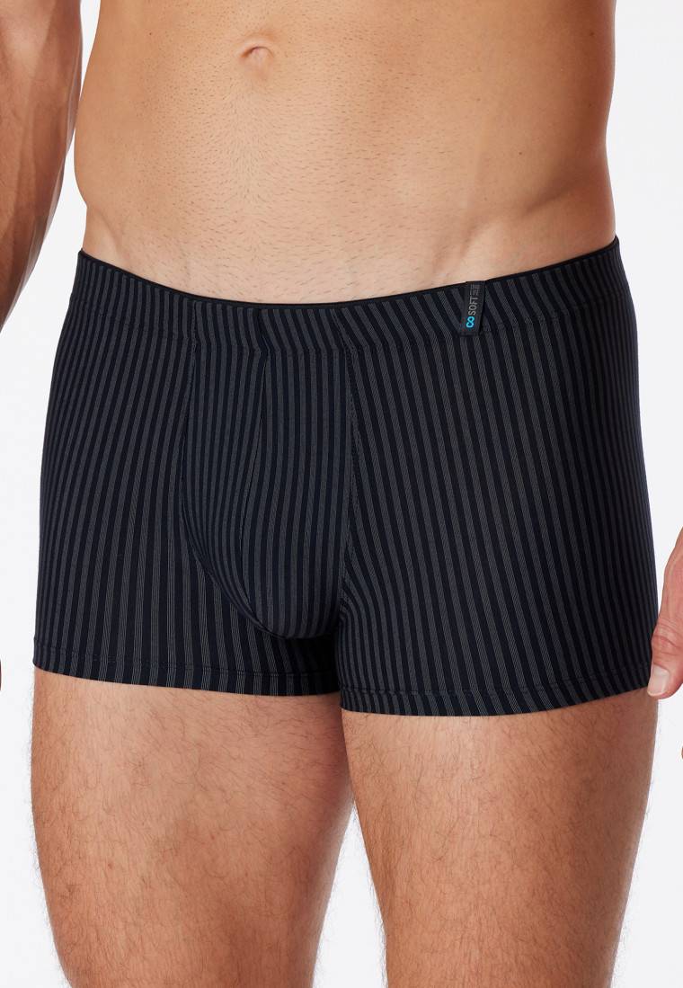 Schiesser Shorts blauschwarz gestreift - Long Life Soft Tägliche Deals