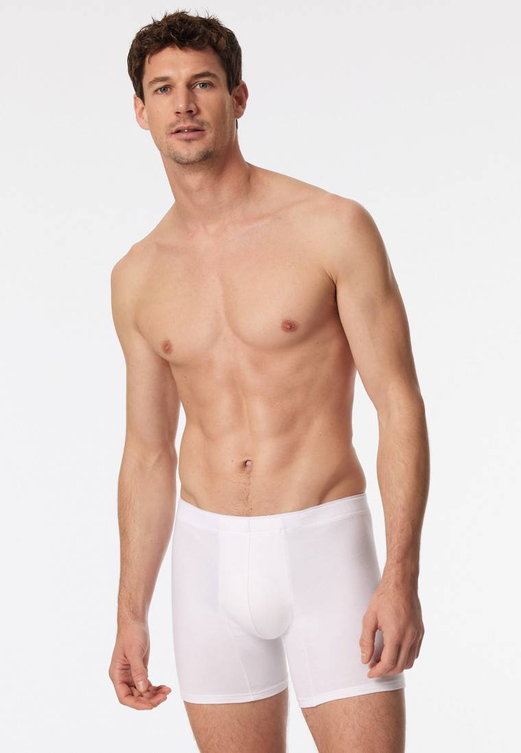 Schiesser Shorts weiß - Premium Cotton Sonderangebote