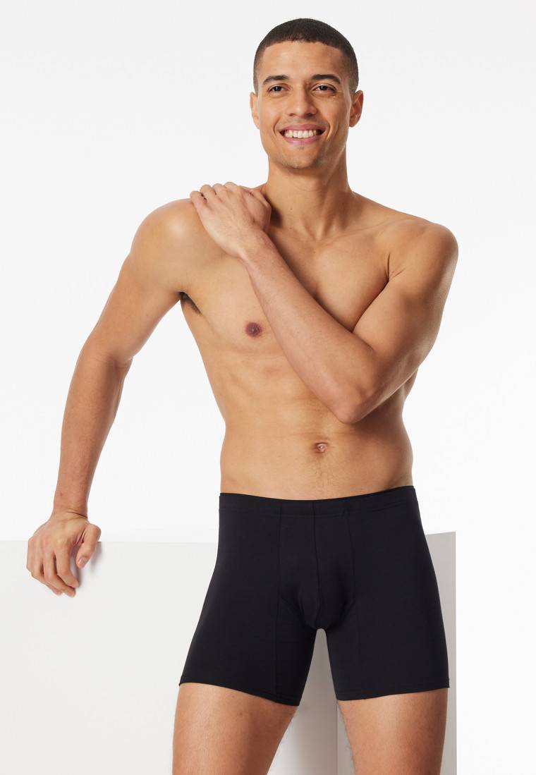 Schiesser Shorts schwarz - Premium Cotton Riesige Ersparnisse