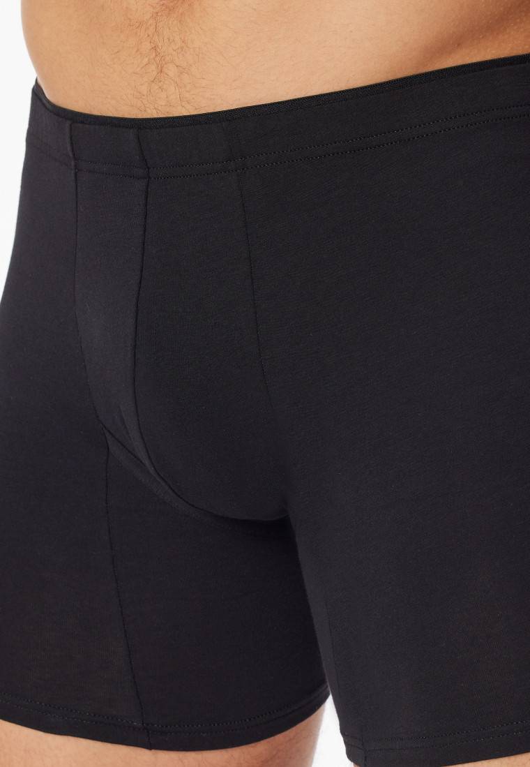 Schiesser Shorts schwarz - Premium Cotton Riesige Ersparnisse
