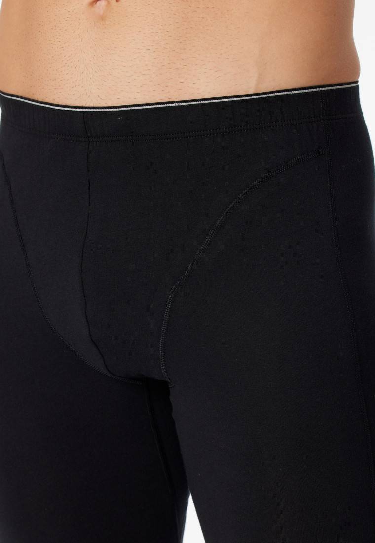 Schiesser Unterhose Organic Cotton elastisch schwarz - 95/5 Black Friday Preise