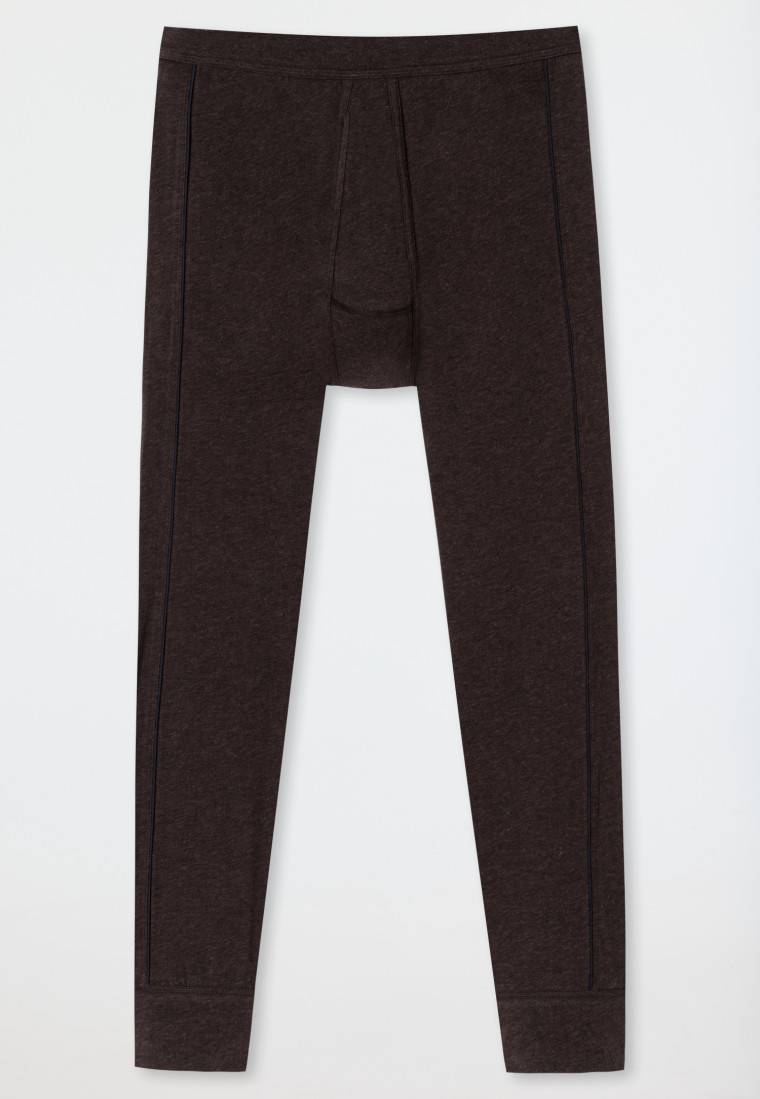 Schiesser Hose lang braun-meliert - Comfort Fit Im Verkauf