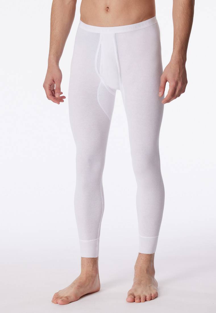 Schiesser Unterhose lang mit Eingriff weiß - Original Doppelripp Rabatte dieses Monats