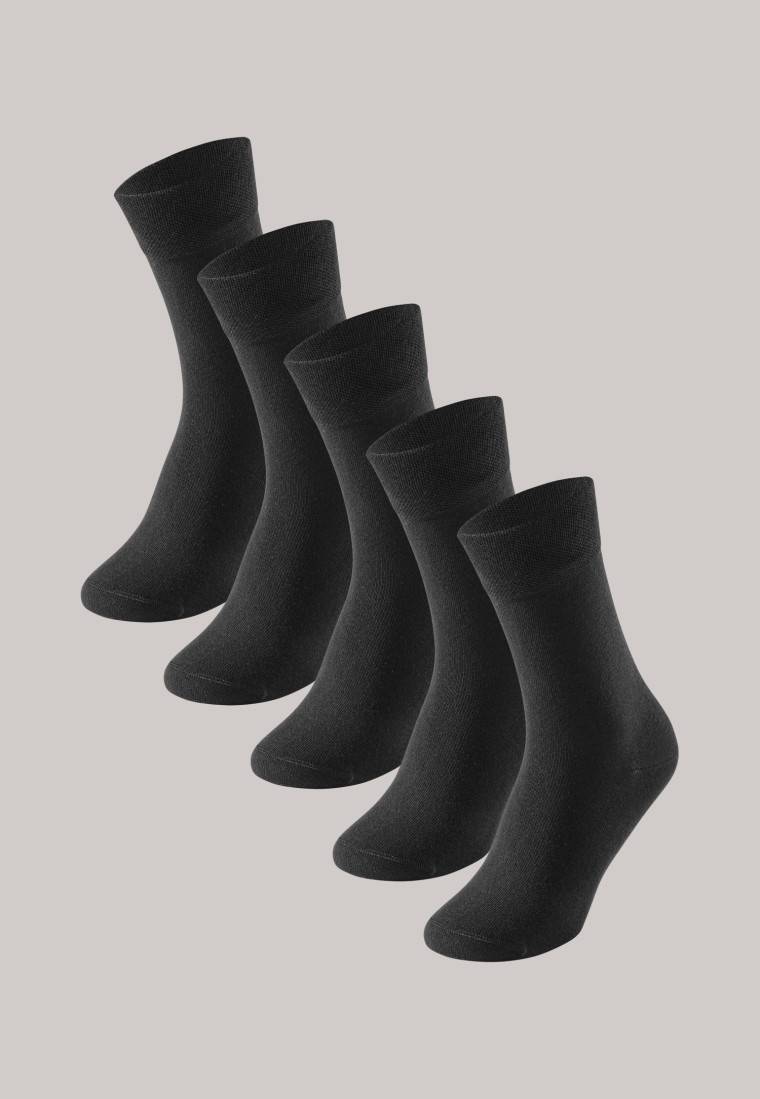 Schiesser Herrensocken 5er-Pack stay fresh schwarz - Bluebird Fabrikpreis