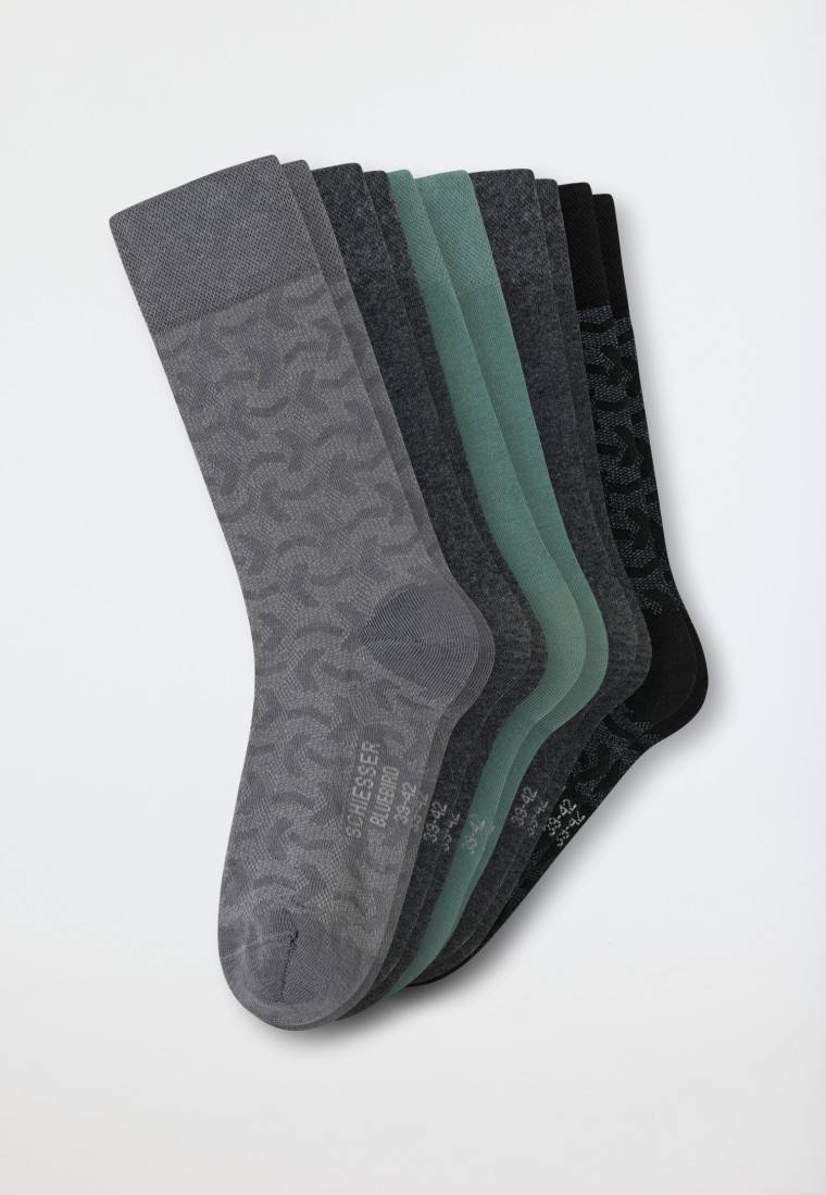 Schiesser Socken 5er-Pack mehrfarbig gemustert - Bluebird Flash Sale