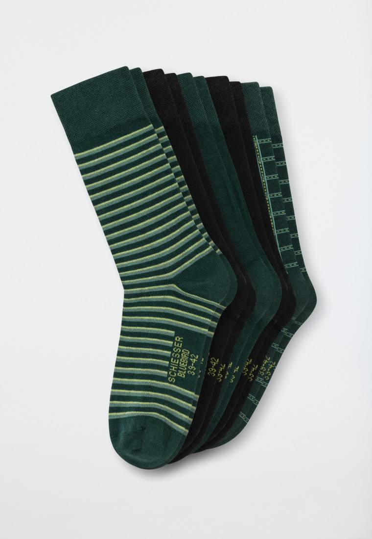 Schiesser Socken 5er-Pack mehrfarbig gemustert - Bluebird Exklusivangebot