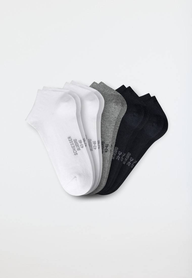 Schiesser Herrensneaker Fünferpack Stay Fresh mehrfarbig - Bluebird Saisonale Angebote