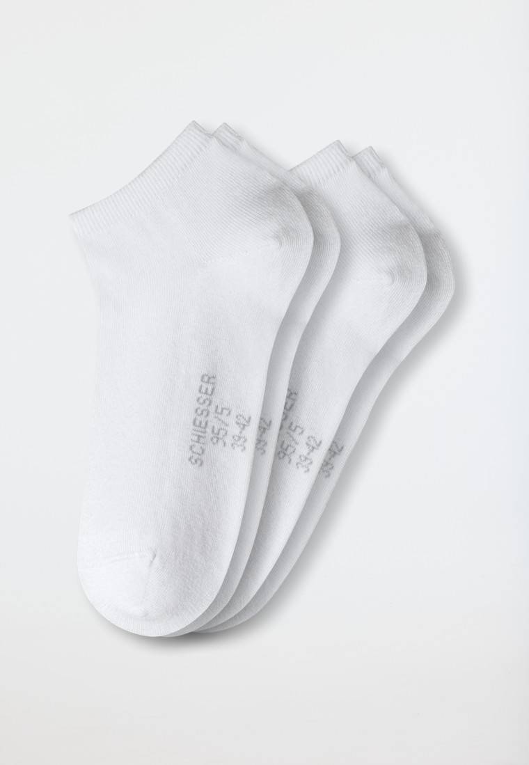 Schiesser Herrensneaker 2er-Pack Organic Cotton weiß - 95/5 Tägliche Deals