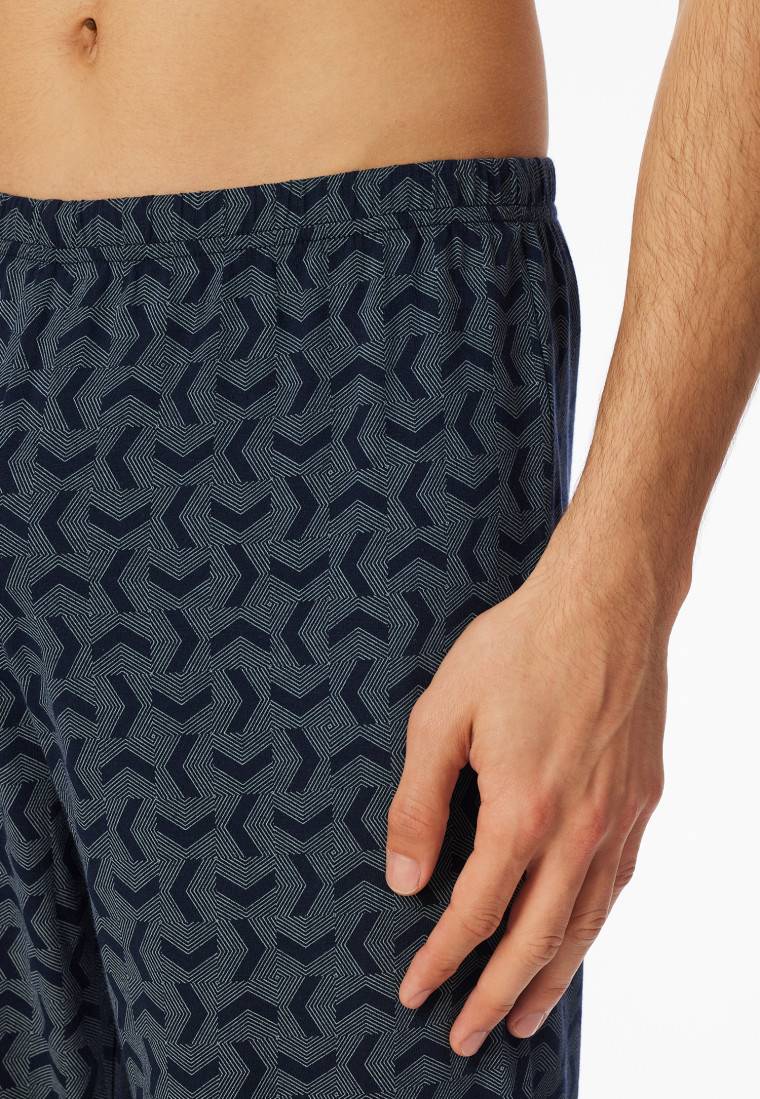 Schiesser Schlafanzug lang linde - Casual Essentials Neueste Stile