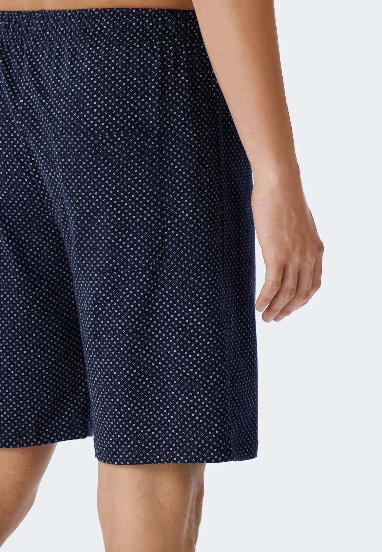 Schiesser Schlafanzug kurz Jersey blau - Ebony Bis zu 65% Rabatt