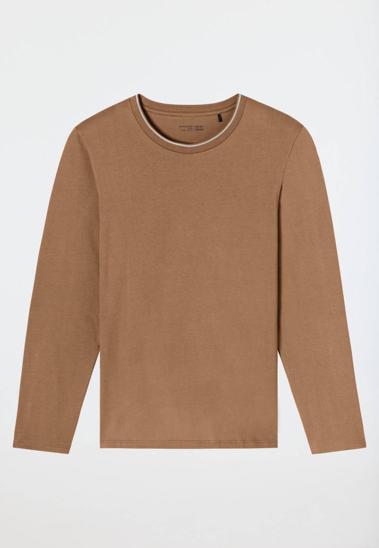 Schiesser Shirt langarm whisky - Mix+Relax Zeitlich begrenztes Angebot