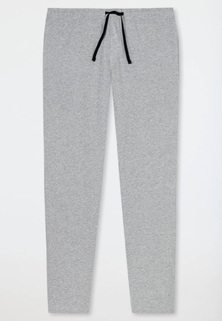 Schiesser Loungehose lang Jersey grau-meliert - Mix+Relax Sonderangebote