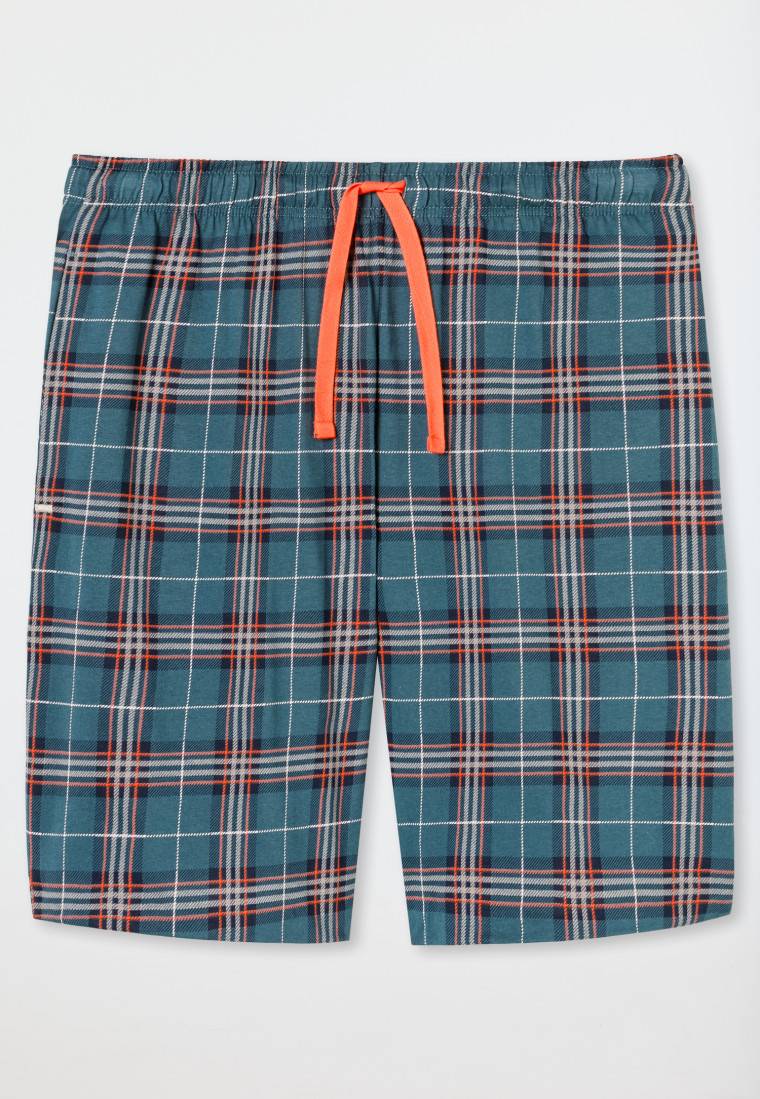 Schiesser Bermudashorts Organic Cotton mehrfarbig kariert - Mix+Relax Letzter Tag