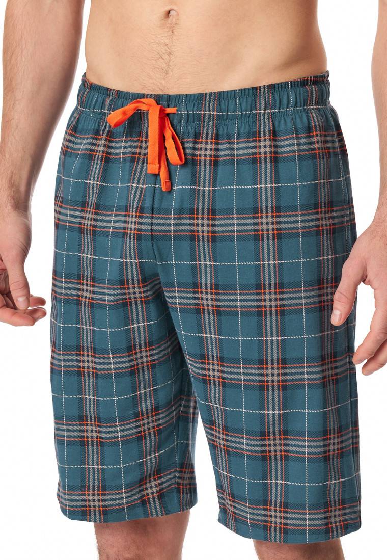 Schiesser Bermudashorts Organic Cotton mehrfarbig kariert - Mix+Relax Letzter Tag