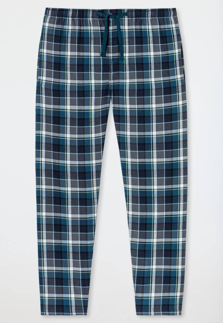Schiesser Hose lang Flanell Karos multicolor - Mix+Relax Vierteljährliche Förderung