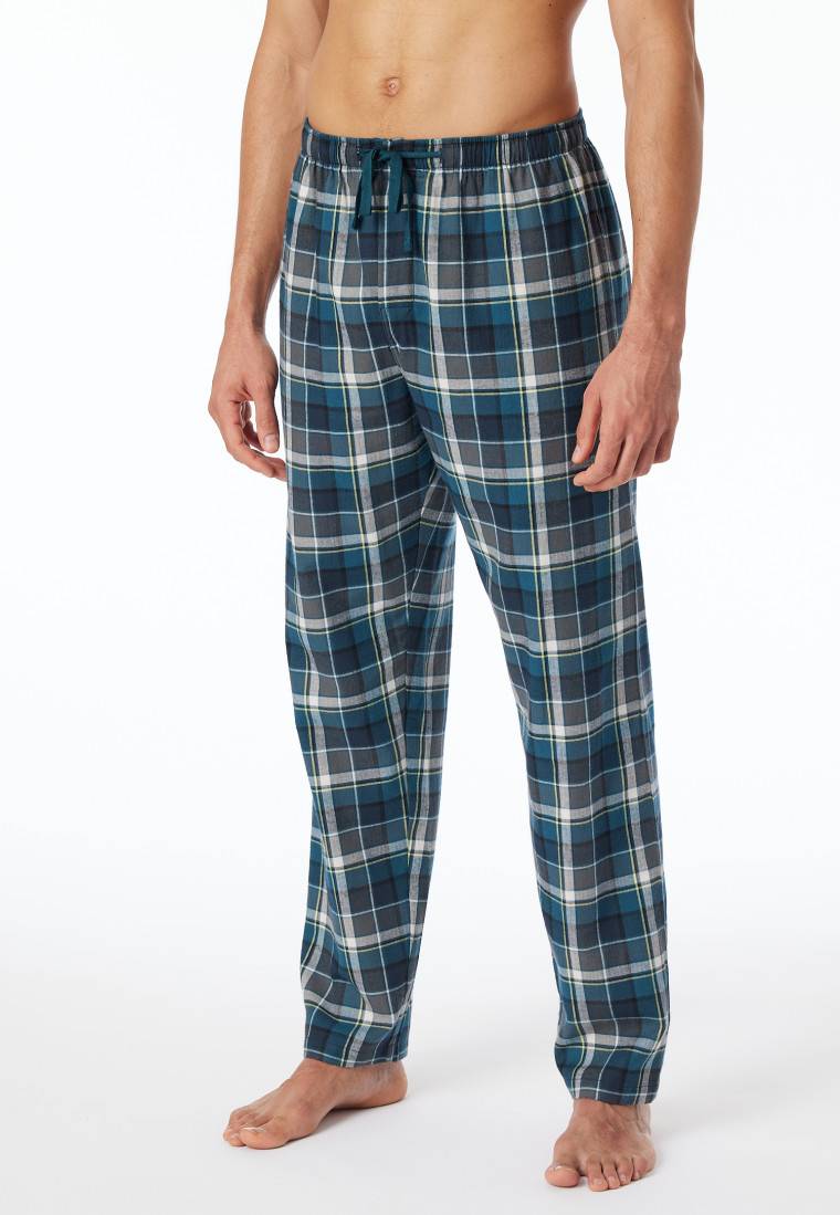 Schiesser Hose lang Flanell Karos multicolor - Mix+Relax Vierteljährliche Förderung