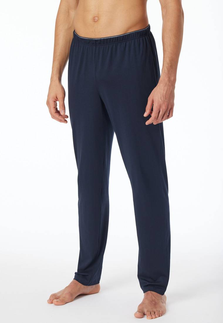 Schiesser Hose lang nachtblau - Mix+Relax Bis zu 55% Rabatt