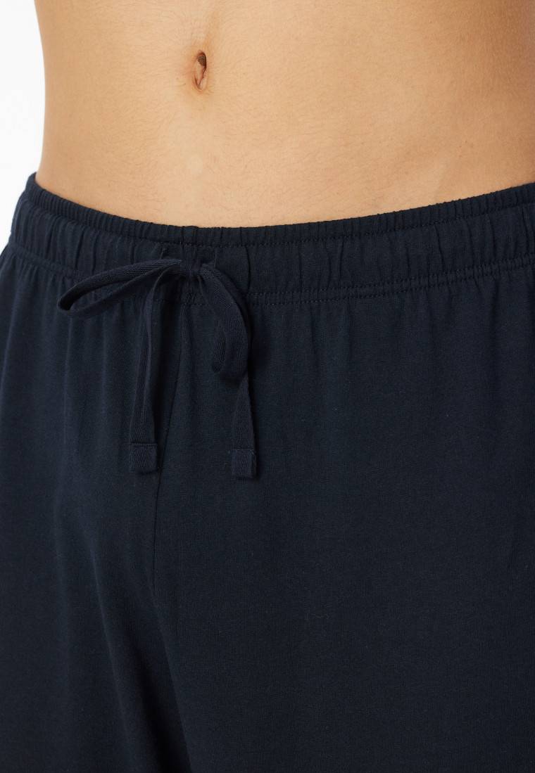 Schiesser Hose lang dunkelblau - Mix+Relax Discount Store für neue Produkte