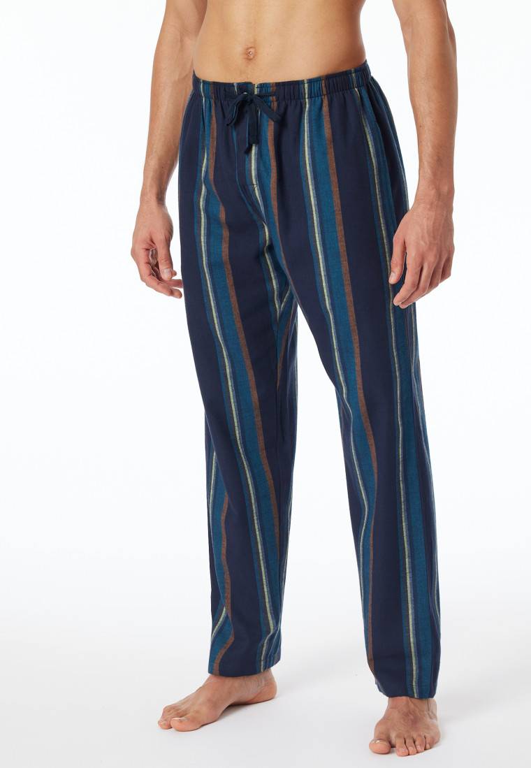Schiesser Hose lang Flanell Streifen multicolor - Mix+Relax Begrenzt auf 3 Tage