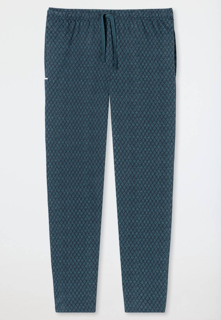 Schiesser Loungehose lang Organic Cotton dunkelblau - Mix+Relax Rabatte dieses Monats