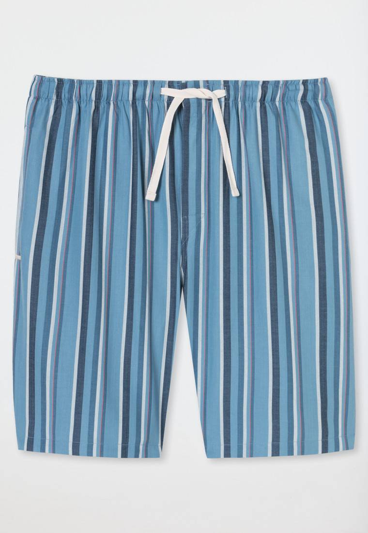 Schiesser Bermudashorts Webware Organic Cotton mehrfarbig gestreift - Mix+Relax Hotsell
