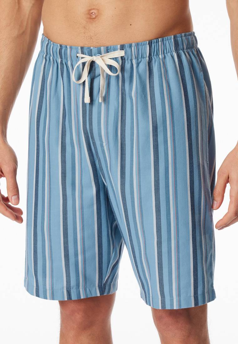 Schiesser Bermudashorts Webware Organic Cotton mehrfarbig gestreift - Mix+Relax Hotsell